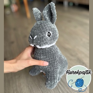 Horgolt nyuszi - játék & sport - plüssállat & játékfigura - nyuszi - Meska.hu