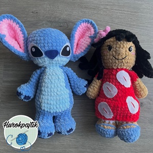 Horgolt Stitch - játék & sport - plüssállat & játékfigura - plüss mesefigurák - Meska.hu