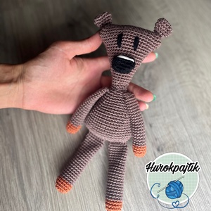 Horgolt Teddy maci, Játék & Sport, Plüssállat & Játékfigura, Maci, Horgolás, Hímzés, MESKA