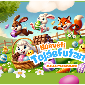 Húsvéti Társasjáték - játék & sport - táblajáték és kártyajáték - társasjátékok - dobókocka - Meska.hu