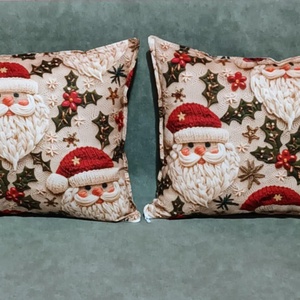 Egyedi 5D Mikulás mintás karácsonyi párna, Otthon & Életmód, Lakástextil, Párna & Párnahuzat, Varrás, MESKA