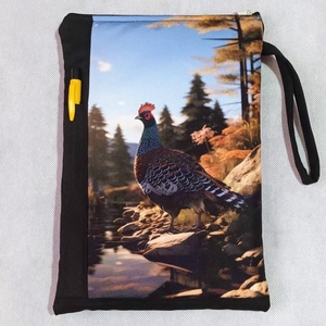 Egyedi fácán mintás könyvtok/ tablet tok - Meska.hu