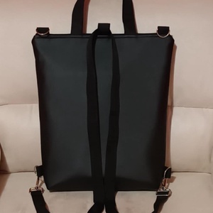 Egyedi fekete-arany műbőr többfunkciós/ variálható táska   - táska & tok - variálható táska - Meska.hu