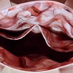 Egyedi púder rózsaszín műbőr többfunkciós/ variálható táska   - táska & tok - variálható táska - Meska.hu