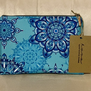 Egyedi kék mandala crossbody táska - táska & tok - kézitáska & válltáska - vállon átvethető táska - Meska.hu