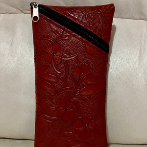 Cipzáros műbőr szemüvegtartó több színben  - táska & tok - pénztárca & más tok - szemüvegtok - Meska.hu