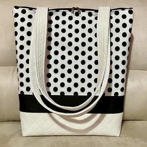 Egyedi pöttyös válltáska szett - táska & tok - táska szett - Meska.hu