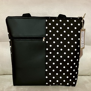 Egyedi pöttyös válltáska szett - táska & tok - táska szett - Meska.hu