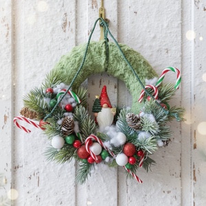 Online workshop  Világító manós karácsonyi kopogtató, DIY (Csináld magad), Workshop & Tanfolyam, , MESKA