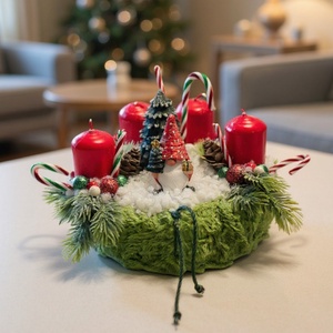 Online Workshop - Manós Adventi Koszorú - diy (csináld magad) - workshop & tanfolyam - Meska.hu