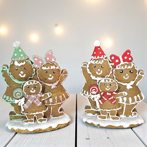 Mézeskalács Család  Kézzel Festett Kézműves Dekor (2 színben) - Meska.hu