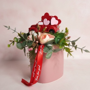 Autós bögrés asztaldísz � szíves dekoráció - otthon & életmód - dekoráció - Meska.hu