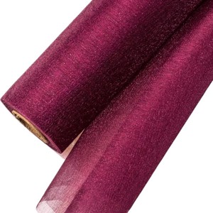 23,5 cm-es snow organza tekercs - padlizsán - Meska.hu