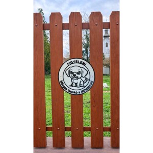 Mérges Tacskós kutyatábla � kör alakú - Meska.hu