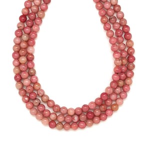 Thulit golyó 4-5mm  ékszerkészítő alapanyag (füzér), Kellékek & szerszámok, Ásvány alapanyag, Ásványfüzér, , MESKA