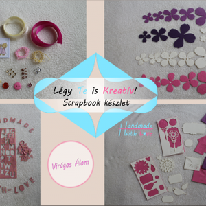 Virágos Álom -  Scrapbook készlet - Légy Te is kreatív! -  - Meska.hu