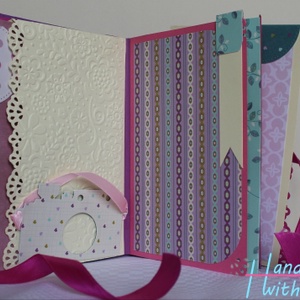 Csajos - Pink - Lila - Rózsaszín Scrapbook, Fotóalbum  -  - Meska.hu