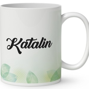 Névvel kérhető - Katicás napraforgós manó lány mintás bögre - otthon & életmód - konyhafelszerelés, tálalás - tálalás - bögre & csésze - Meska.hu