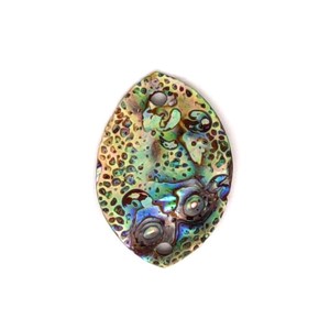 Átfúrt pávakagyló medál ovális 20-25x30-40mm, Ékszer, Nyaklánc, Medál, , MESKA