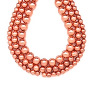 Hematit golyó rose gold matt 6mm, Kellékek & szerszámok, Ásvány alapanyag, Ásványfüzér, , MESKA