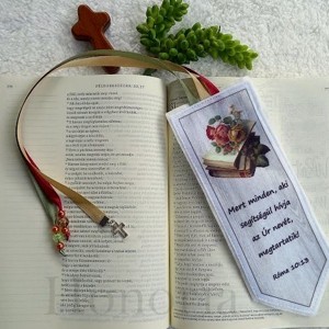 Keresztény, idézetes könyvjelző (Róma 10:13), Könyv & Zene, Könyvjelző, , MESKA