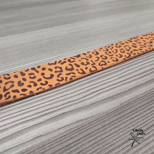 Párduc mintás női öv - ruha & divat - öv & övcsat - öv - Meska.hu