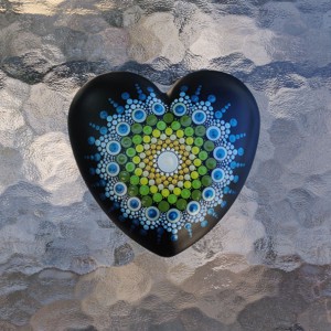 Szív mandala - otthon & életmód - dekoráció - spiritualitás - mandala - Meska.hu