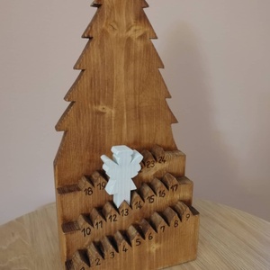 Adventi naptár, barna - Meska.hu
