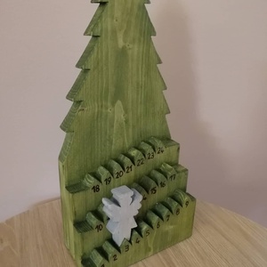 Adventi fenyő, zöld - Meska.hu