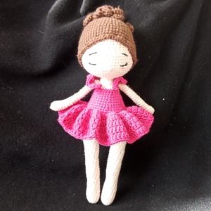 Horgolt baba - rózsaszín, Játék & Sport, Baba & babaház, Baba, Horgolás, MESKA
