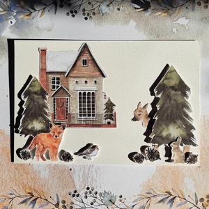 Kézműves karácsonyi képeslapok - Meska.hu