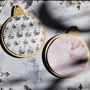 Keresztszemes karácsonyi dísz - karácsony - karácsonyi lakásdekoráció - karácsonyfadíszek - Meska.hu