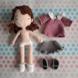 Bogi baba - levehető ruhákkal és cipővel - játék & sport - baba & babaház - baba - Meska.hu