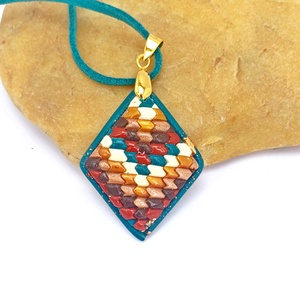 Színes medál, Süthető gyurma ékszer, Esküvő, Ékszer, Nyaklánc, Gyurma, MESKA