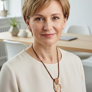 Barna-krém hosszúkás nyaklánc - ékszer - nyaklánc - medálos nyaklánc - Meska.hu