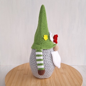 Horgolt kertész manó - otthon & életmód - dekoráció - dísztárgy - Meska.hu