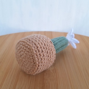 Horgolt oszlopkaktusz cserépben virággal - otthon & életmód - dekoráció - dísztárgy - Meska.hu