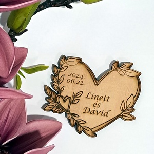 Esküvői köszönőajándék, Esküvő, Emlék & Ajándék, Köszönőajándék, Gravírozás, pirográfia, MESKA