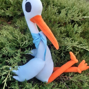 Tavasz váró,vagy baba váró gólya - játék & sport - plüssállat & játékfigura - más figura - Meska.hu