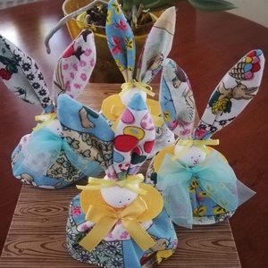  Húsvéti nyuszi, Otthon & Életmód, Dekoráció, Asztal és polc dekoráció, Asztaldísz, Baba-és bábkészítés, MESKA