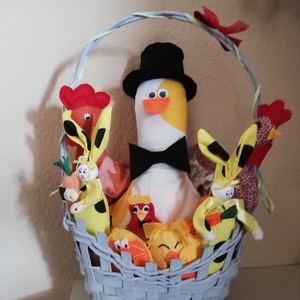 Húsvéti tyúk  kacsa - otthon & életmód - dekoráció - asztal és polc dekoráció - asztaldísz - Meska.hu