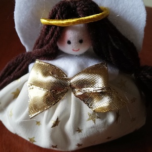Angyal Karácsonyfadísz  - otthon & életmód - dekoráció - dísztárgy - Meska.hu