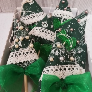 Karácsonyfára akasztható díszek  - Meska.hu