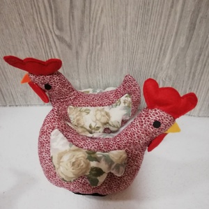 Textil dekoráció tyúk  - otthon & életmód - dekoráció - dísztárgy - Meska.hu