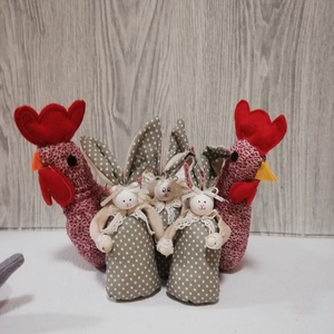 Textil dekoráció tyúk  - otthon & életmód - dekoráció - dísztárgy - Meska.hu