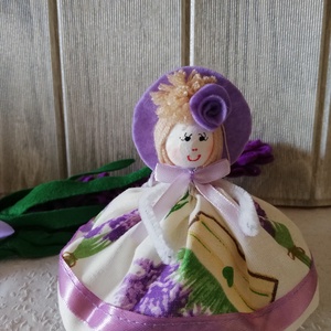 Levendula baba kicsi 2 - otthon & életmód - dekoráció - dísztárgy - Meska.hu