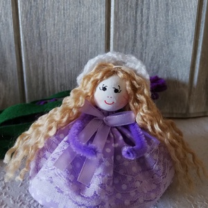 Levendula baba kicsi 2 - otthon & életmód - dekoráció - dísztárgy - Meska.hu