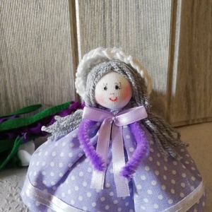 Levendula baba kicsi 2 - otthon & életmód - dekoráció - dísztárgy - Meska.hu