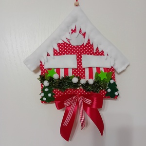 Karácsonyi ajtókopogtató  - otthon & életmód - dekoráció - dísztárgy - Meska.hu