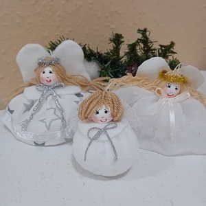 Angyalka  karácsonyfa dísz - otthon & életmód - dekoráció - dísztárgy - Meska.hu